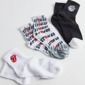 NIB ROLLING STONES Socks 3-pack